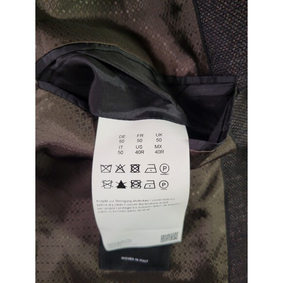 Hugo Boss Johnston3 Brown Reda Super 110 Wool Three Button Sport Coat  36R *Read - Picture 11 of 13